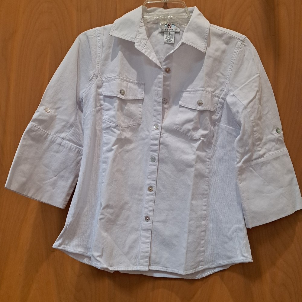 OSO White Blouse size s
